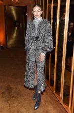GIGI HADID at V Magazine Dinner in Honor of Karl Lagerfeld in New York 10/23/2017
