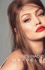 GIGI HADID for Gigi x maybelline, October 2017