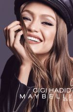 GIGI HADID for Maybelline New York, 2017 Campaign