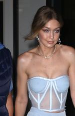 GIGI HADID Leaves Her Apartment in New York 10/09/2017