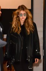 GIGI HADID Leaves Her Apartment in New York 10/26/2017