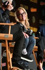 GILLIAN ANDERSON at The X-Files Panel at 2017 New York Comic-con 10/08/2017