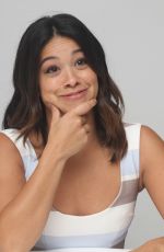 GINA RODRIGUEZ at Jane the Virgin Press Conference in Beverly Hills 10/11/2017