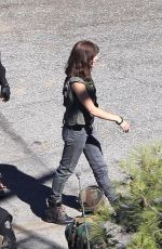 HAILEE STEINFELD on the Set of The Transformers Prequel Bumblebee in Los Angeles 10/06/2017