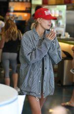 HAILEY BALDWIN at Earthbar in West Hollywood 10/06/2017