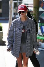 HAILEY BALDWIN at Earthbar in West Hollywood 10/06/2017