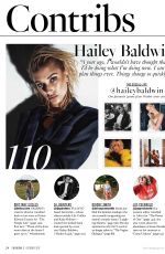 HAILEY BALDWIN in Fashion Magazine, October 2017 Issue