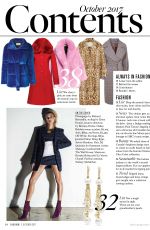 HAILEY BALDWIN in Fashion Magazine, October 2017 Issue