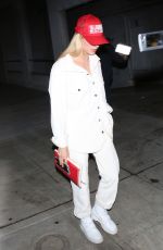HAILEY BALDWIN Leaves Church Service in Beverly Hills 10/18/2017