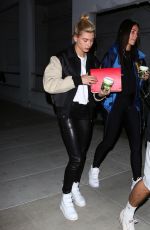 HAILEY BALDWIN Leaves Hllsong Church in Los Angeles 10/04/2017