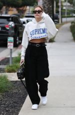 HAILEY BALDWIN Out and About in West Hollywood 10/30/2017