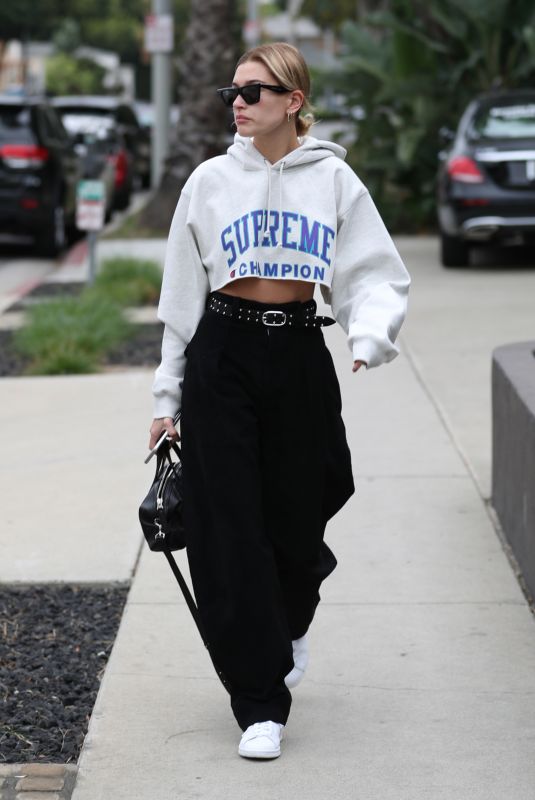 HAILEY BALDWIN Out and About in West Hollywood 10/30/2017
