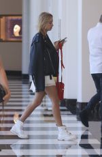 HAILEY BALDWIN Out for Lunch at Waldorf Astoria in Beverly Hills 10/28/2017