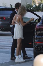 HAILEY BALDWIN Out for Lunch at Waldorf Astoria in Beverly Hills 10/28/2017