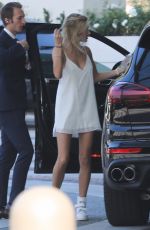 HAILEY BALDWIN Out for Lunch at Waldorf Astoria in Beverly Hills 10/28/2017