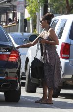 HALLE BERRY Leaves Gracias Madre in West Hollywood 10/18/2017