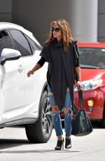 HALLE BERRY Out and About in Los Angeles 10/03/2017