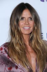 HEIDI KLUM at Elizabeth Taylor Aids Foundation and mothers2mothers Benefit Dinner in Los Angeles 10/24/207