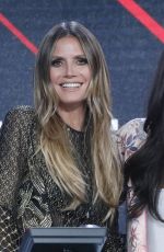 HEIDI KLUM at One Coice: Somos Live! a Concert for Disaster Relief in Los Angeles 10/14/2017