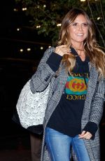 HEIDI KLUM Night Out in New York 10/30/2017