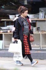 HELENA BONHAM CARTER Out Shopping in London 10/01/2017