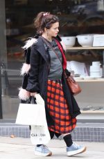 HELENA BONHAM CARTER Out Shopping in London 10/01/2017