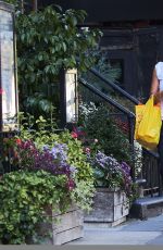 HELENA CHRISTENSEN Out Shopping in New York 10/04/2017