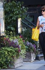 HELENA CHRISTENSEN Out Shopping in New York 10/04/2017
