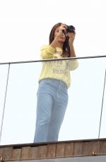 HELENA CHRISTENSEN Taking Photos at Fasano Hotel in Rio De Janeiro 10/25/2017