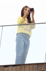 HELENA CHRISTENSEN Taking Photos at Fasano Hotel in Rio De Janeiro 10/25/2017