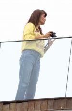 HELENA CHRISTENSEN Taking Photos at Fasano Hotel in Rio De Janeiro 10/25/2017