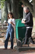 HILARIA and Alec BALDWIN at Starbuck in New York 10/03/2017