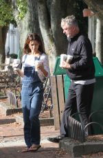 HILARIA and Alec BALDWIN at Starbuck in New York 10/03/2017