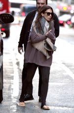 HILARIA BALDWIN Out in New York 10/18/2071