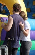 HILARY DUFF and Matthew Koma at Farmers Market in Studio City 10/29/2017