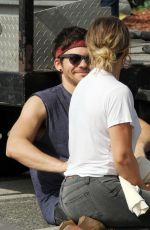 HILARY DUFF and Matthew Koma at Farmers Market in Studio City 10/29/2017