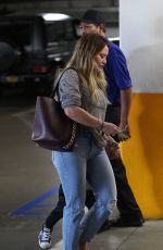 HILARY DUFF Arrives at Artrebel in Studio City 10/28/2017