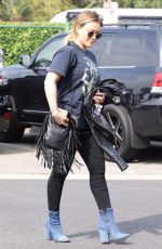 HILARY DUFF Out and About in Beverly Hills 10/19/2017