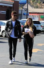 HILARY DUFF Out and About in Studio City 10/15/2017