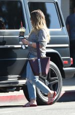 HILARY DUFF Out and About in Studio City 10/28/2017