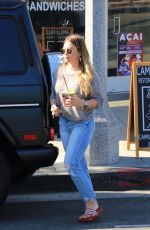 HILARY DUFF Out and About in Studio City 10/28/2017