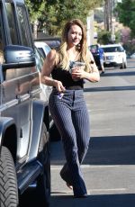 HILARY DUFF Out for Ice Coffee in Studio City 10/25/2017