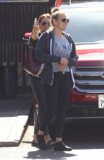 HILARY DUFF Out for Lunch at Katsuya in Hollywood 10/09/2017