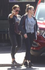 HILARY DUFF Out for Lunch at Katsuya in Hollywood 10/09/2017