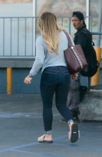 HILARY DUFF Out for Lunch at The Counter in Studio City 10/03/2017