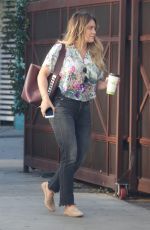HILARY DUFF Out for Lunch at Zinque Cafe in West Hollywood 10/27/2017