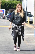 HILARY DUFF Out in Studio City 10/17/2017