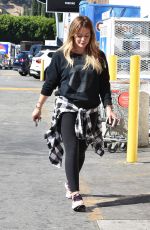HILARY DUFF Out in Studio City 10/17/2017
