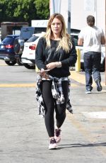 HILARY DUFF Out in Studio City 10/17/2017