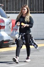 HILARY DUFF Out in Studio City 10/17/2017